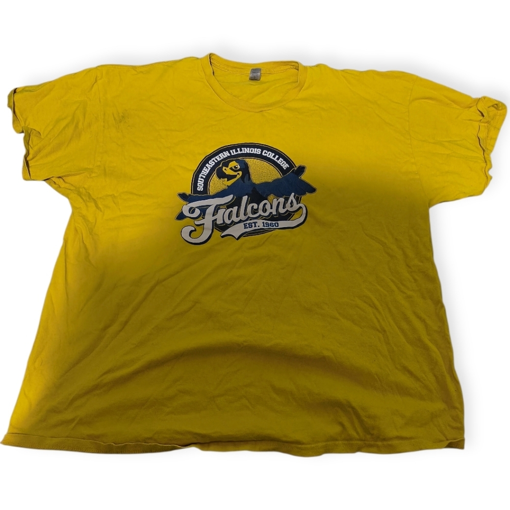 Gildan Yellow Falcons Short Sleeve Tee